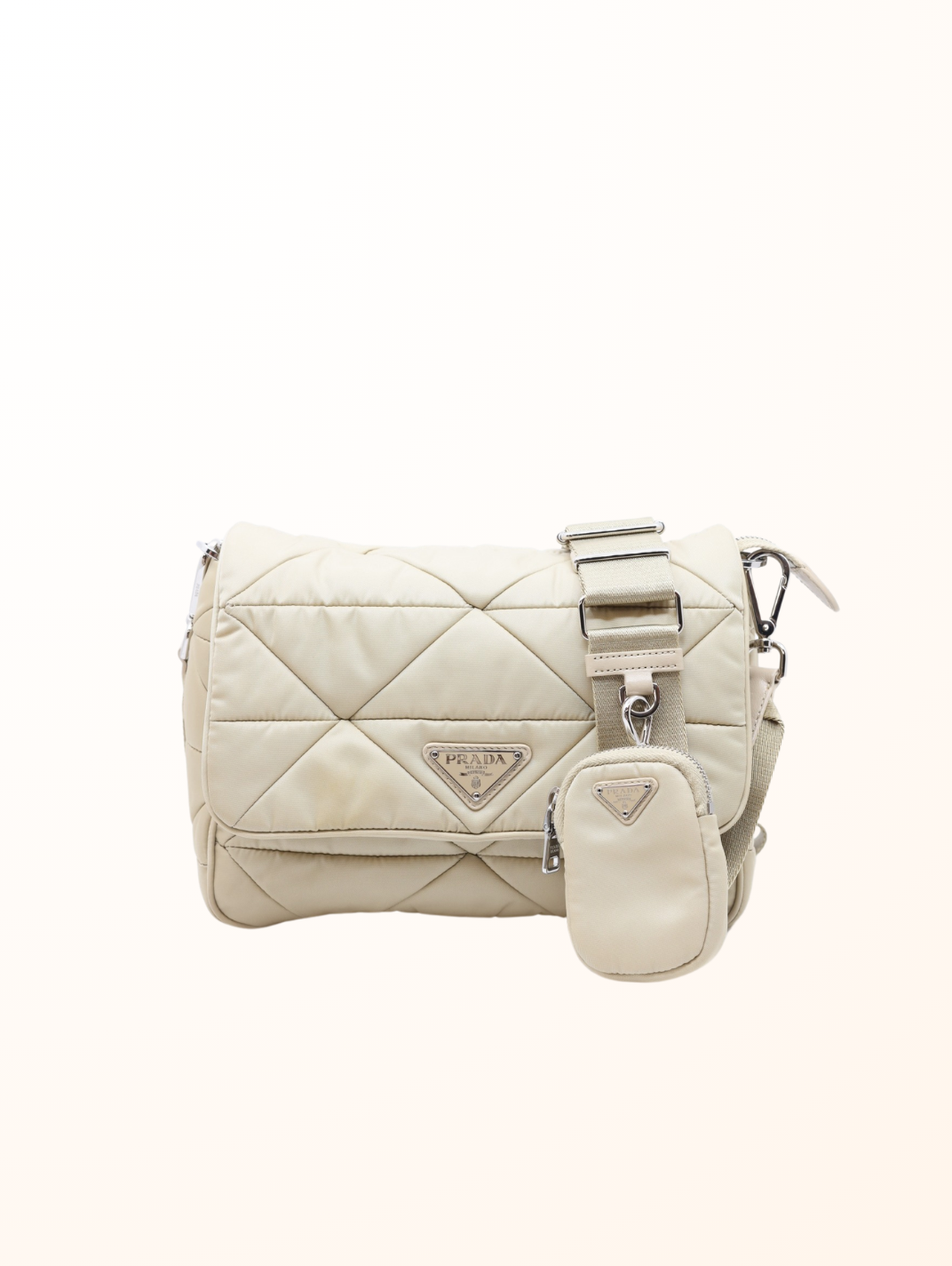Padded Re-Nylon Shoulder bag