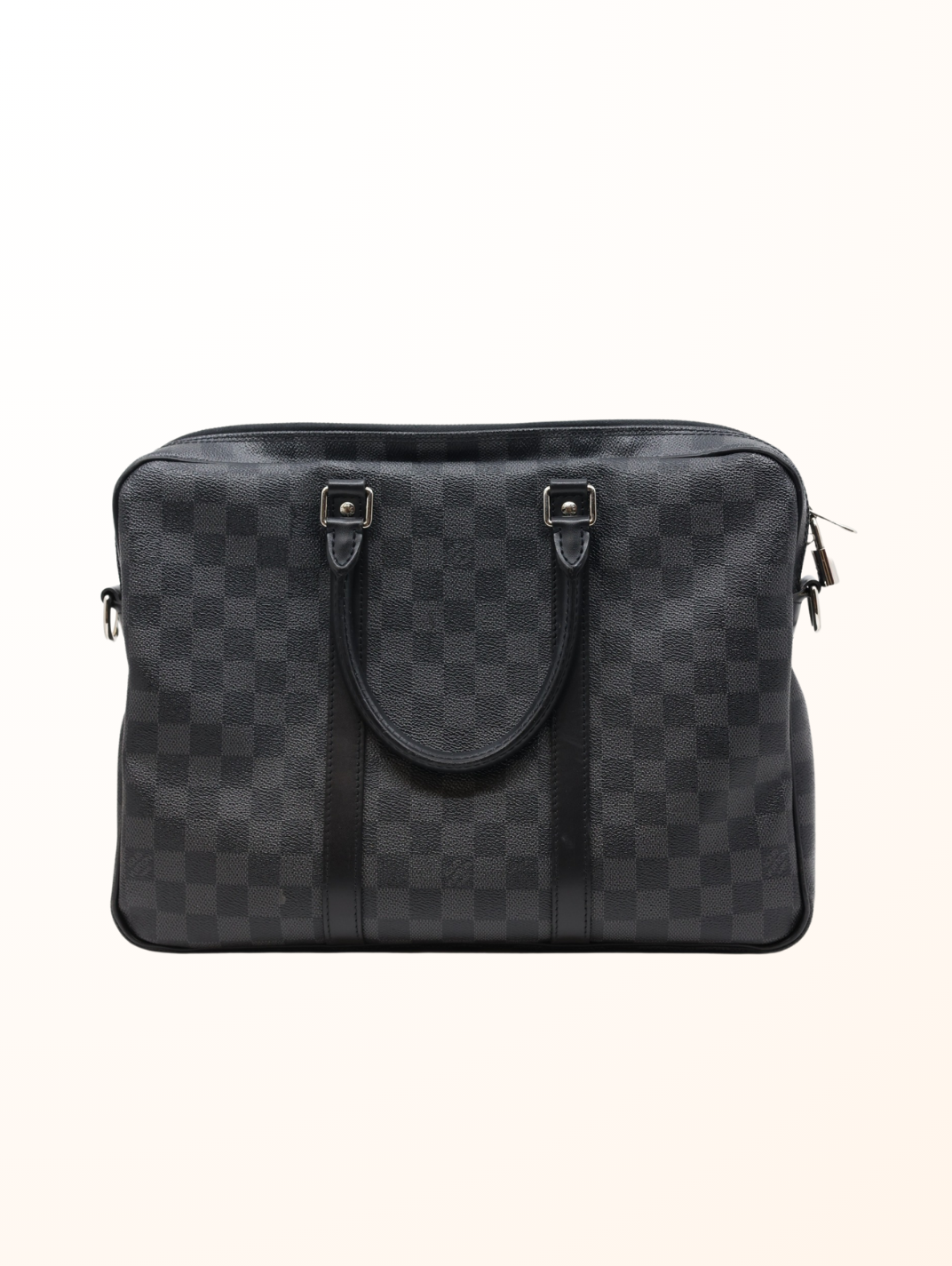 Damier Graphite Canvas Porte Documents Bag