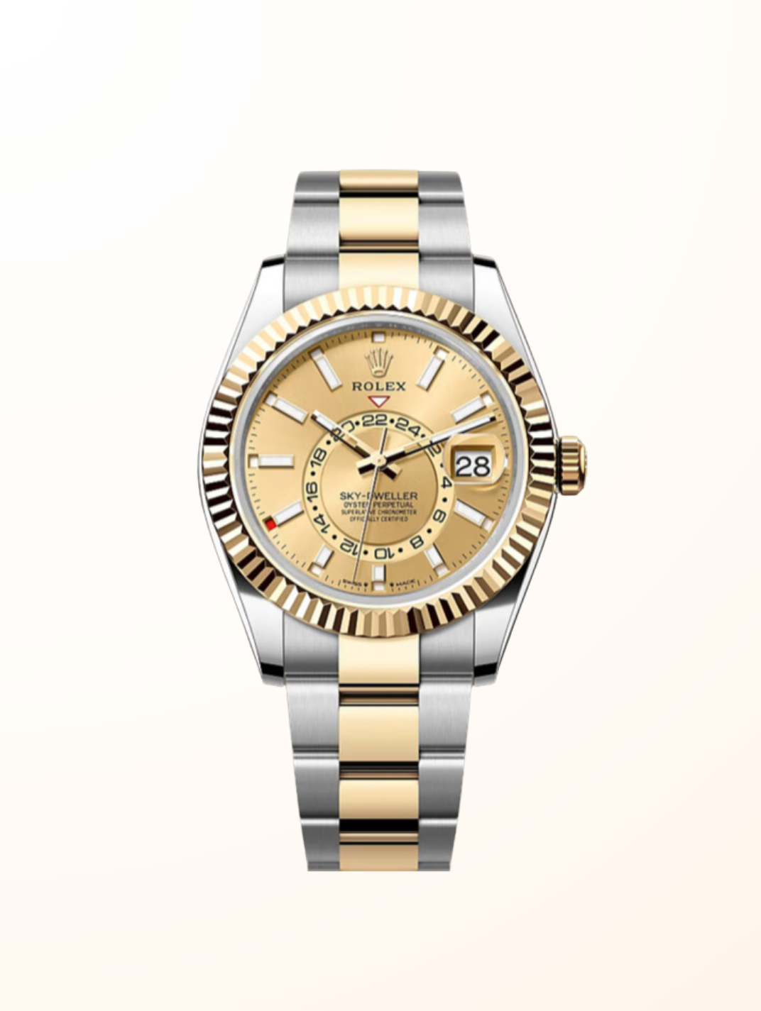 Sky-Dweller Rolesor Champagne