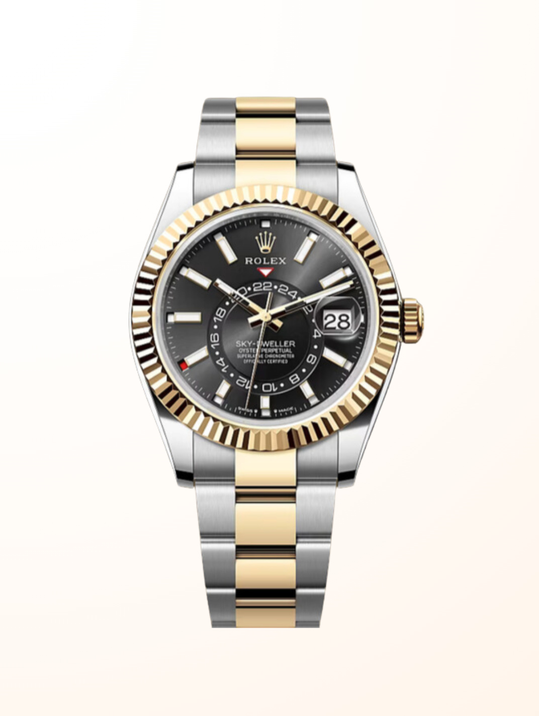 Sky-Dweller Rolesor Bright Black