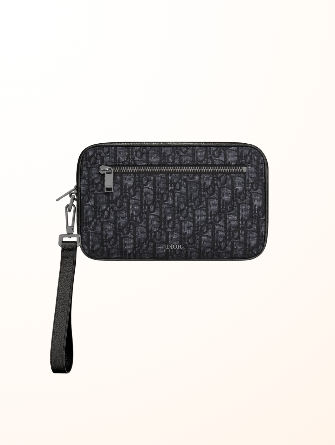 Oblique Toiletry Bag With Strap