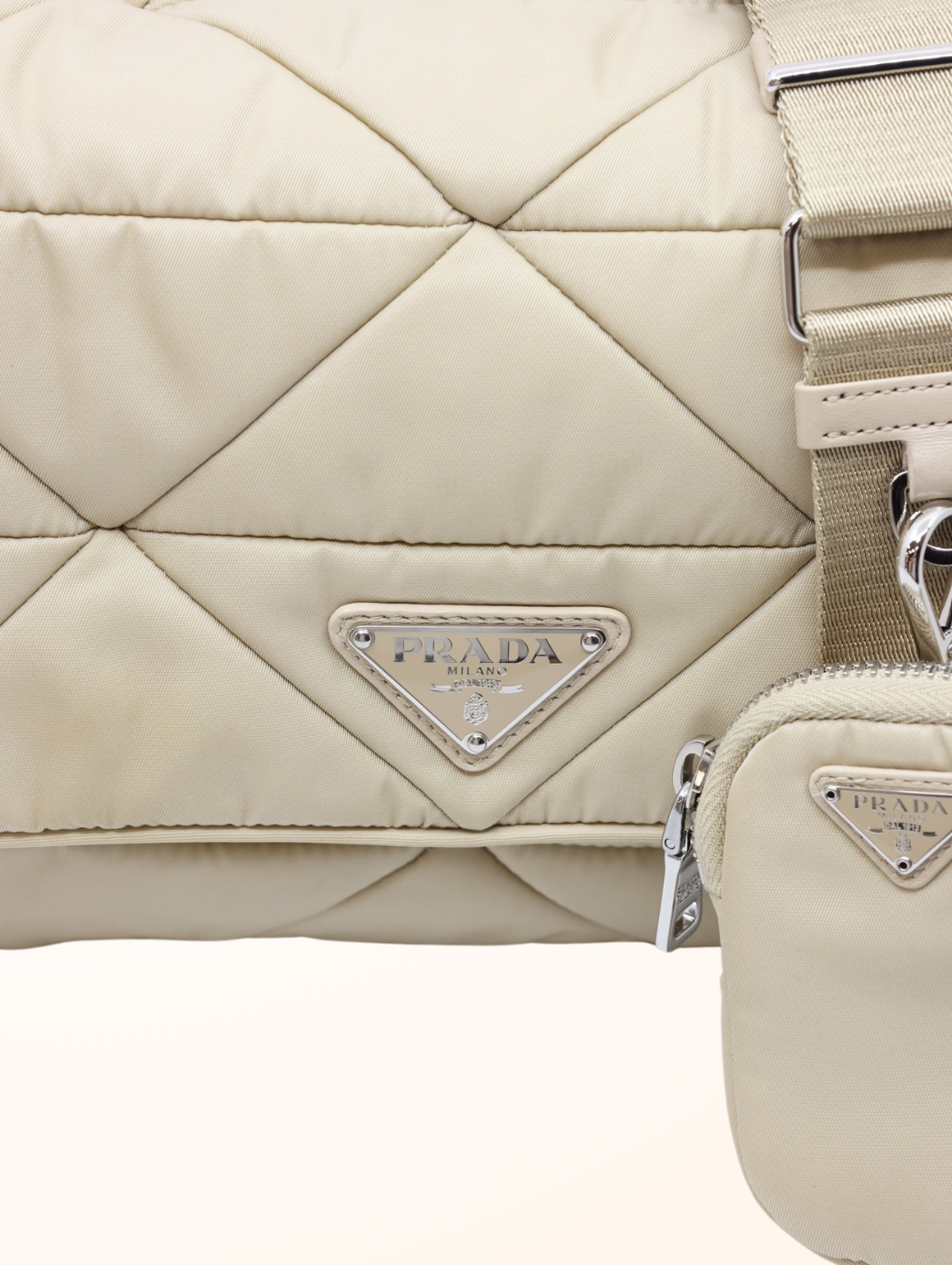 Padded Re-Nylon Shoulder bag