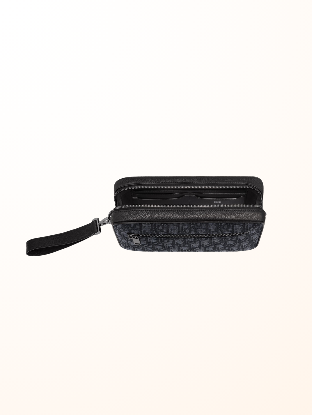 Oblique Toiletry Bag With Strap