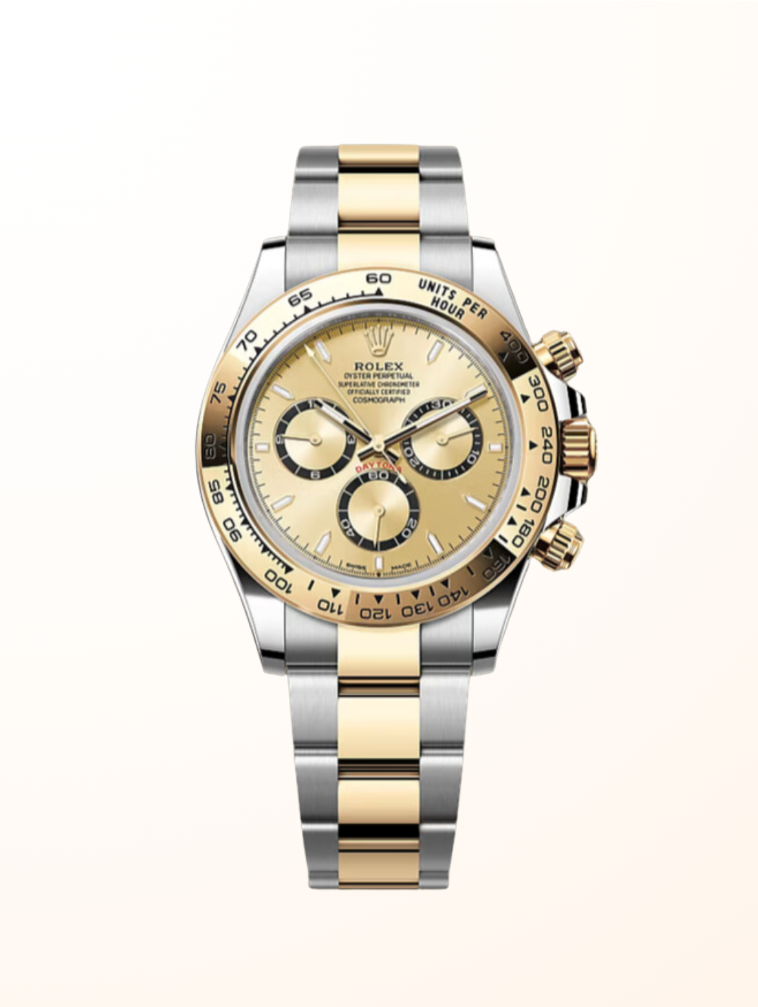 Cosmograph Daytona Rolesor Champagne