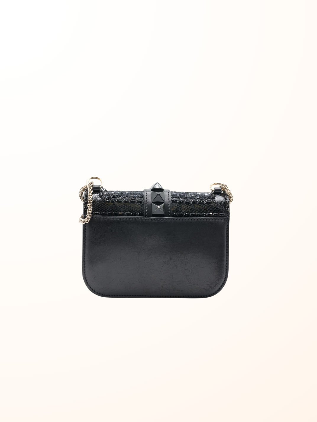 Garavani Glam Lock Rockstud Flap Bag